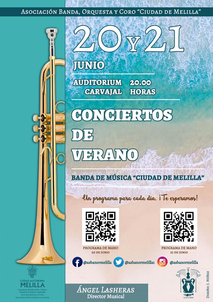 Conciertos de verano de la Banda de Música «Ciudad de Melilla»